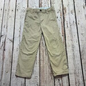 Mini Boden Boys Khaki Chino Pants 4y